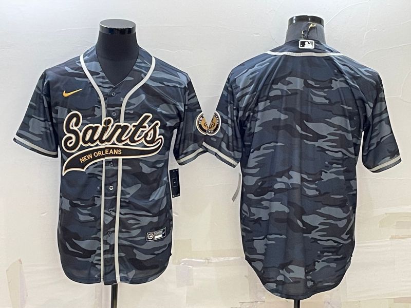 Men New Orleans Saints Blank Camo 2022 Nike Co branded NFL Jerseys